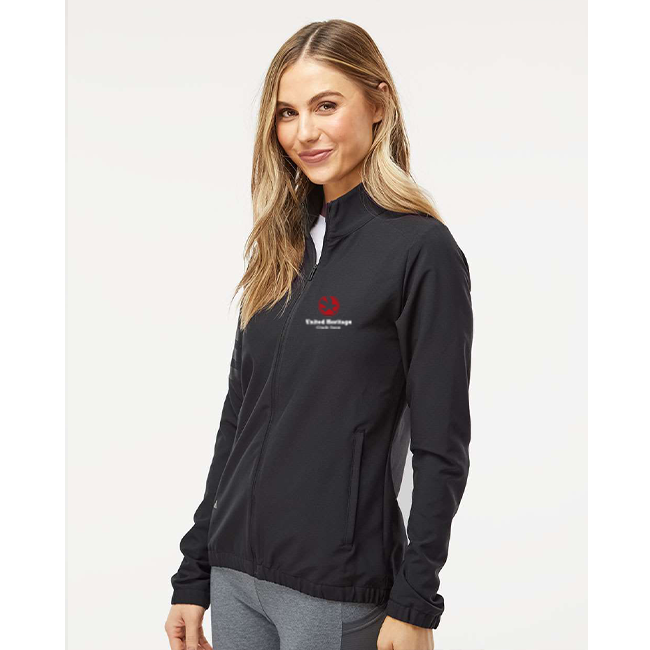 Adidas Womens 3-Stripes Full-Zip Jacket