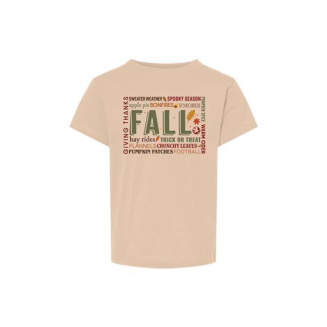 Toddler Bella and Canvas Canvas Duck Fall Shirt