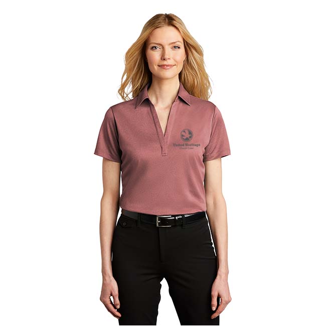 Women's Heathered Silk Touch Polo