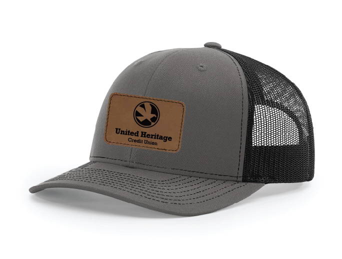 Richardson Snap Back Charcoal/Black